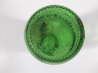 Vintage 1960s 7up "You Like It" "It Likes You" 10 Fl oz 6 1/4" Tall Stubby Embossed Green Glass Beverage Bottle