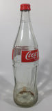 Vintage 1980s Coca Cola Coke English French 750mL 11 3/4" Tall Glass Beverage Bottle with Cap