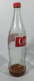 Vintage 1980s Coca Cola Coke English French 750mL 11 3/4" Tall Glass Beverage Bottle with Cap