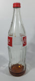 Vintage 1980s Coca Cola Coke English French 750mL 11 3/4" Tall Glass Beverage Bottle with Cap