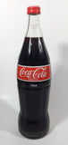 Vintage 1980s Coca Cola Coke English French 750mL 11 3/4" Tall Glass Beverage Bottle Full Never Opened