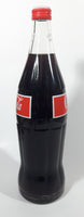 Vintage 1980s Coca Cola Coke English French 750mL 11 3/4" Tall Glass Beverage Bottle Full Never Opened