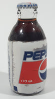Vintage Pepsi Cola 170mL 4 7/8" Tall Glass Bottle with Foam Label Full Never Opened