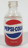 Vintage Pepsi Cola 170mL 4 3/4" Tall Glass Bottle with Foam Label