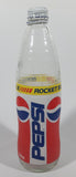 Rare Vintage Pepsi Cola Rocket Bottle 500mL 9 1/8" Tall Ringed Glass Bottle with Cap