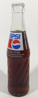 Rare Vintage 1995 Pepsi Cola Croatia 0.2L 8 1/4" Tall Glass Bottle Still Full