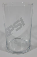 Vintage Pepsi Diagonal White Lettering 4" Tall Glass Cup