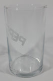 Vintage Pepsi Diagonal White Lettering 4" Tall Glass Cup