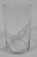 Vintage Pepsi Diagonal White Lettering 4" Tall Glass Cup