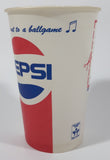Rare Vintage Pepsi Cola Vancouver Canadians 1989 Pacific League Champions Take Me Out To A Ballgame 5 1/4" Tall Wax Paper Cup