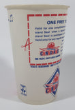 Rare Vintage Pepsi Cola Vancouver Canadians 1989 Pacific League Champions Take Me Out To A Ballgame 5 1/4" Tall Wax Paper Cup