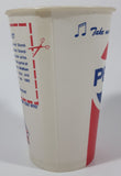 Rare Vintage Pepsi Cola Vancouver Canadians 1989 Pacific League Champions Take Me Out To A Ballgame 5 1/4" Tall Wax Paper Cup