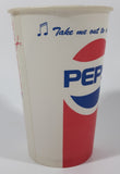 Rare Vintage Pepsi Cola Vancouver Canadians 1989 Pacific League Champions Take Me Out To A Ballgame 5 1/4" Tall Wax Paper Cup