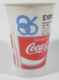 Rare Vintage Coca Cola Coke Expo 86 Vancouver 5" Tall Plastic Cup