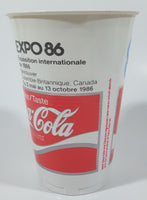 Rare Vintage Coca Cola Coke Expo 86 Vancouver 5" Tall Plastic Cup