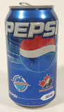 2002 Pepsi Cola Salt Lake City Winter Olympics Team Canada Hockey 355mL 4 3/4" Tall Aluminum Metal Pop Can