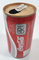 Vintage Coca Cola Coke New Taste! Expo 86 Vancouver 355mL 4 3/4" Tall Aluminum Metal Pop Can