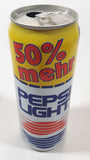 Pepsi Light German 50% Mehr 500mL 6 5/8" Tall Aluminum Metal Pop Can