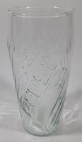 Vintage Pepsi Embossed 6" Tall Glass Cup