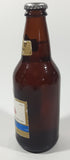 Vintage Hamm's Beer 7 3/4" Tall Paper Label Brown Amber Glass Bottle Still Full