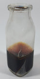 Antique Fraser Farms Creamall 6" Tall Glass Bottle with Paper Cap