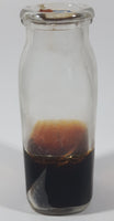 Antique Fraser Farms Creamall 6" Tall Glass Bottle with Paper Cap