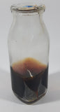 Antique Fraser Farms Creamall 6" Tall Glass Bottle with Paper Cap