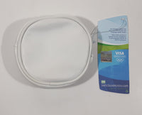 Olympic Winter Games Vancouver 2010 Paralympic Games White Faux Leather Change Purse Bag New with Tags