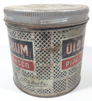 Vintage Imperial Tobacco Canada D. Ritchie & Co Old Chum Pipe Tobacco Tin Metal Can