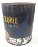 Rare Vintage Shell Shellzone Anti-Freeze Ethylene Glycol One Gallon Metal Can