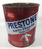 Vintage Union Carbide Eveready Prestone Brand Anti-Freeze Coolant One Gallon Metal Can
