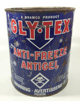 Rare Antique Bramco Gly Tex  Anti-Freeze One Gallon Metal Can