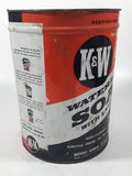 Vintage K & W Products Waterless Soap With Lanolin 7 1/2" Tall Metal Can