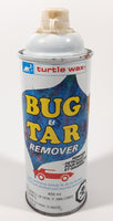 Vintage 1982 Turtle Wax Bug & Tare Remover 450ml 7 1/2" Tall Metal Can Still Full