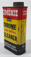 Vintage Simoniz E-Z-2 Chrome And Metal Cleaner 8 Fluid Ounce 5 1/4" Tall Metal Can