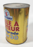 Vintage Safeway 10w30 Multigrade Motor Oil 5 7/8" Tall 1 Litre Metal Oil Can