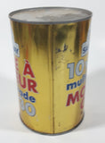 Vintage Safeway 10w30 Multigrade Motor Oil 5 7/8" Tall 1 Litre Metal Oil Can