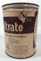 Vintage The L.D. Caulk Company Caulk Jeltrate Elastic Impression Material 6 3/8" Tall Metal Can