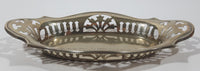 Vintage A & Co B EPNS Silver Plated Metal Trinket Dish