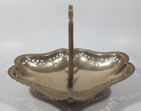 Vintage L EPNS Silver Plated Metal Dish with Handle Made in England