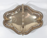 Vintage L EPNS Silver Plated Metal Dish with Handle Made in England