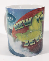 1998 Xpres Corp NFL New York Jets 3 3/4" Tall Ceramic Coffee Mug Cup