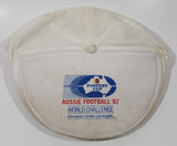 Rare Vintage Wilson Foster's Cup Aussie Football '87 World Challenge Vancouver London Los Angeles Flat Cap Hat