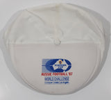 Rare Vintage Wilson Foster's Cup Aussie Football '87 World Challenge Vancouver London Los Angeles Flat Cap Hat