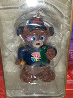 2006 Trevco NASCAR Dupont Motorsports #24 Jeff Gordon Brown Teddy Bear Resin Christmas Ornament New in Box