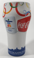 Coca Cola Vancouver 2010 Olympics 6 1/2" Tall Embossed Ceramic Cup