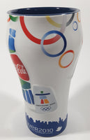 Coca Cola Vancouver 2010 Olympics 6 1/2" Tall Embossed Ceramic Cup