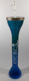 Rare Vintage Whirley Pepsi KFC 24 Oz. 20" Tall Translucent Blue Drink Bottle Yard Cup With Straw and Cap