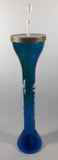 Rare Vintage Whirley Pepsi KFC 24 Oz. 20" Tall Translucent Blue Drink Bottle Yard Cup With Straw and Cap
