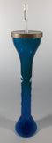 Rare Vintage Whirley Pepsi KFC 24 Oz. 20" Tall Translucent Blue Drink Bottle Yard Cup With Straw and Cap